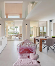 Load image into Gallery viewer, Exquisite luxury pet bed for dogs and cats featuring orthopedic comfort, handmade in Europe with baroque designer details, glamorous high-end customizable pet furniture by Aposentis. €350.00