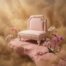 Load image into Gallery viewer, Exquisite luxury pet bed for dogs and cats featuring orthopedic comfort, handmade in Europe with baroque designer details, glamorous high-end customizable pet furniture by Aposentis. €740.00