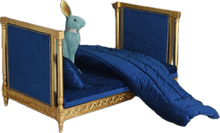 Load image into Gallery viewer, French-Style Canopy Pet Bed Royal Blue