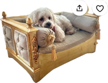 Load image into Gallery viewer, Versailles Pet Bed Ivory