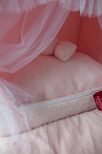 Load image into Gallery viewer, Exquisite luxury pet bed for dogs and cats featuring orthopedic comfort, handmade in Europe with baroque designer details, glamorous high-end customizable pet furniture by Aposentis. €350.00