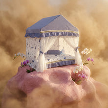 Load image into Gallery viewer, Exquisite luxury pet bed for dogs and cats featuring orthopedic comfort, handmade in Europe with baroque designer details, glamorous high-end customizable pet furniture by Aposentis. €390.00