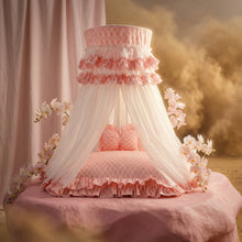 Load image into Gallery viewer, Exquisite luxury pet bed for dogs and cats featuring orthopedic comfort, handmade in Europe with baroque designer details, glamorous high-end customizable pet furniture by Aposentis. €350.00