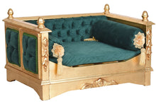 Load image into Gallery viewer, Versailles Pet Bed Emerald