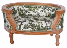 Load image into Gallery viewer, French-Style Pet Bed Green