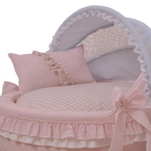 Load image into Gallery viewer, Exquisite luxury pet bed for dogs and cats featuring orthopedic comfort, handmade in Europe with baroque designer details, glamorous high-end customizable pet furniture by Aposentis. €570.00