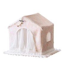 Load image into Gallery viewer, Exquisite luxury pet bed for dogs and cats featuring orthopedic comfort, handmade in Europe with baroque designer details, glamorous high-end customizable pet furniture by Aposentis. €390.00