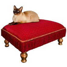 Load image into Gallery viewer, Exquisite luxury pet bed for dogs and cats featuring orthopedic comfort, handmade in Europe with baroque designer details, glamorous high-end customizable pet furniture by Aposentis. €250.00