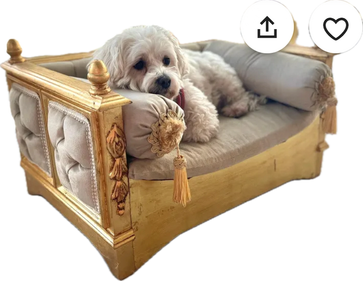 Versailles Pet Bed Ivory