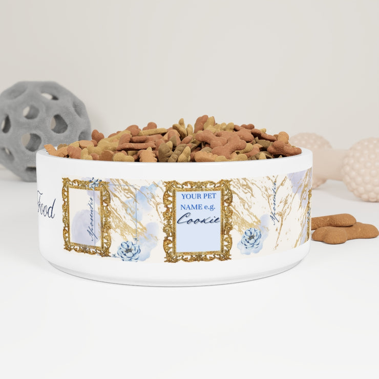 For Personalization! Pet Food Bowl