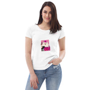 @ellie_baby_doll_pom Women's fitted eco tee